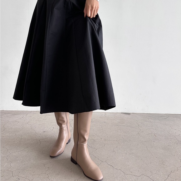 soft cow leather knee high boots - Picture 10 of 15